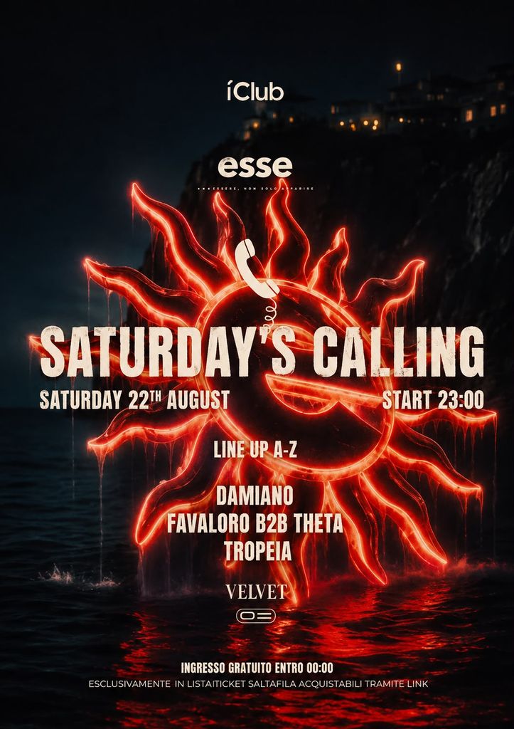 Locandina Saturday's Calling