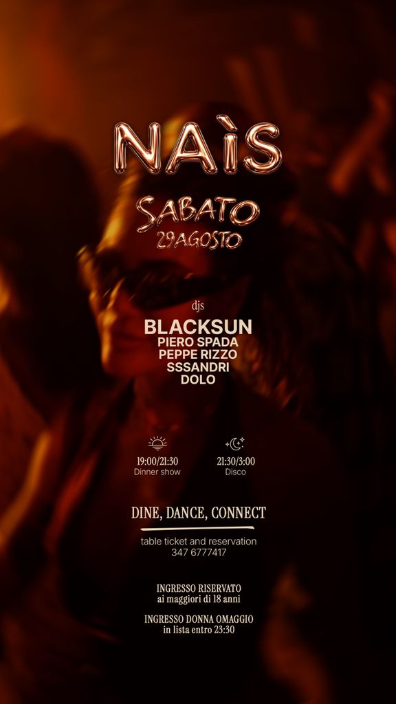 Locandina Nais Sabato