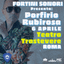 Porfirio Rubirosa: IL FURORE COMPOSTO; Tour teatrale