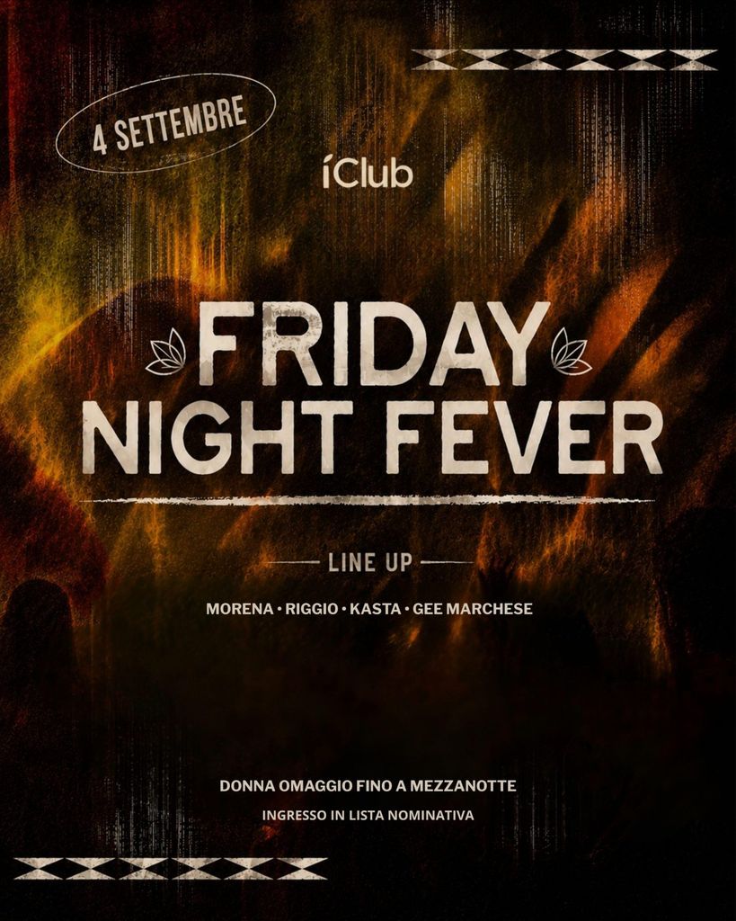 Locandina Friday Night Fever